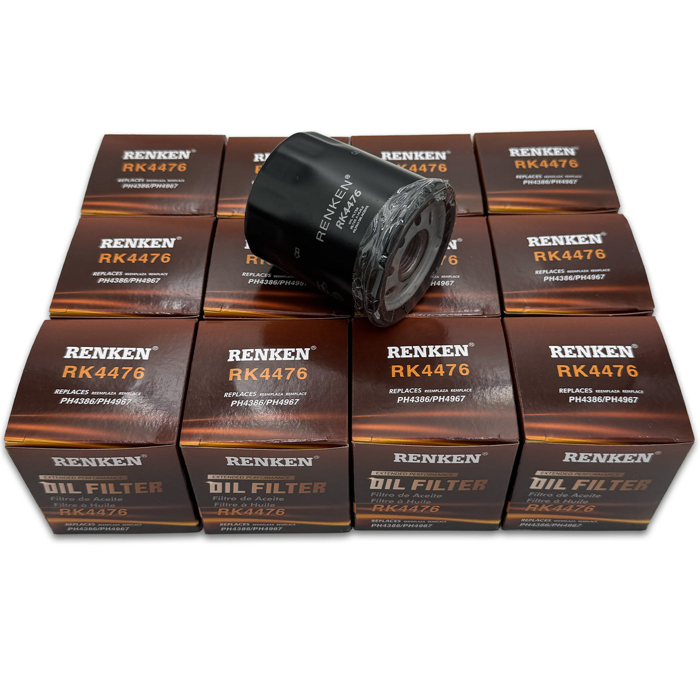 RK4476 Engine Oil Filters for Toyota, Lexus, Scion, Suzuki - Case of 12