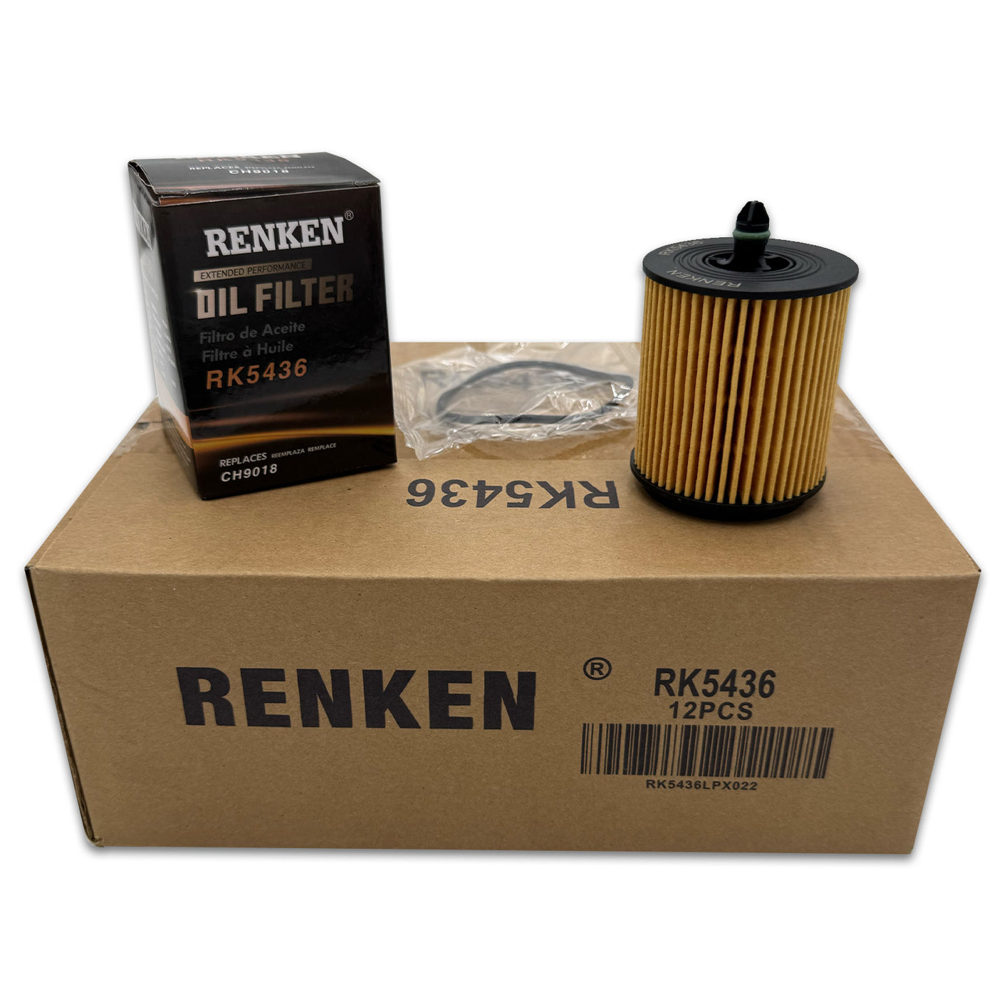 RK5436 Engine Oil Filters for Buick, Chevrolet, GMC, Pontiac, Saturn - Case of 12