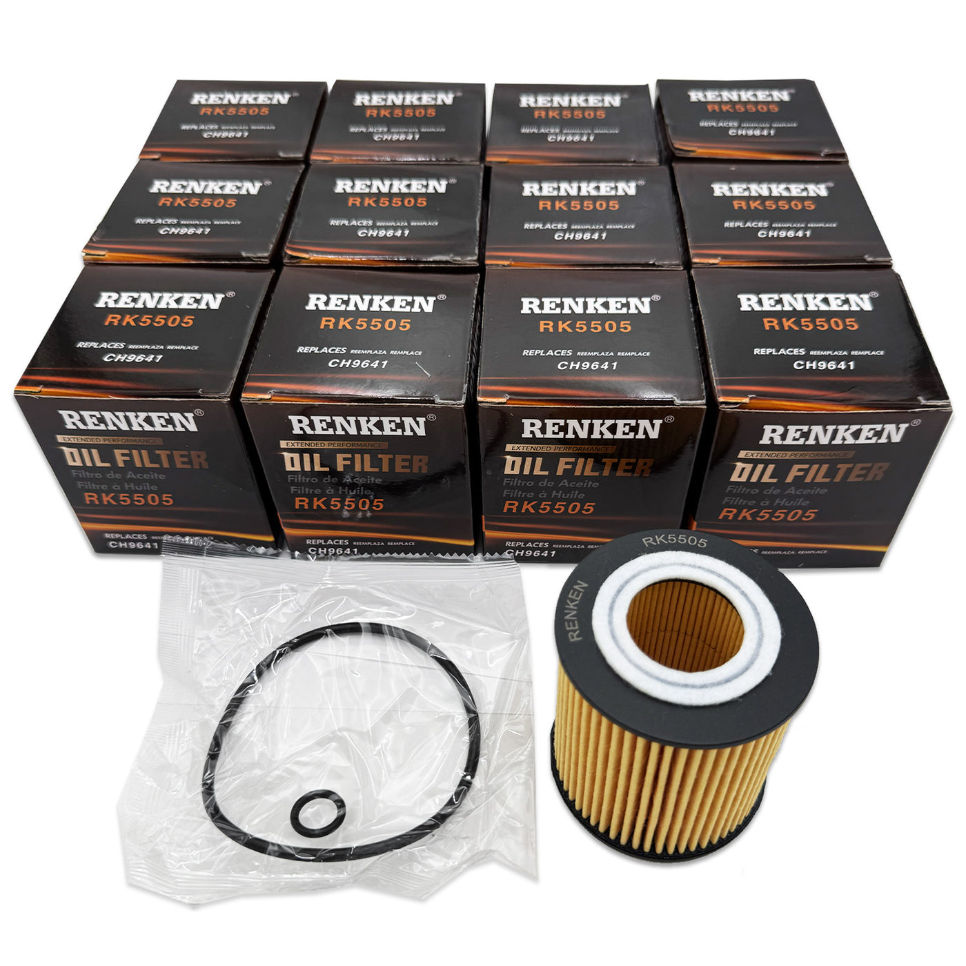 RK5505 Engine Oil Filters for Ford, Mazda, Mercury - Case of 12