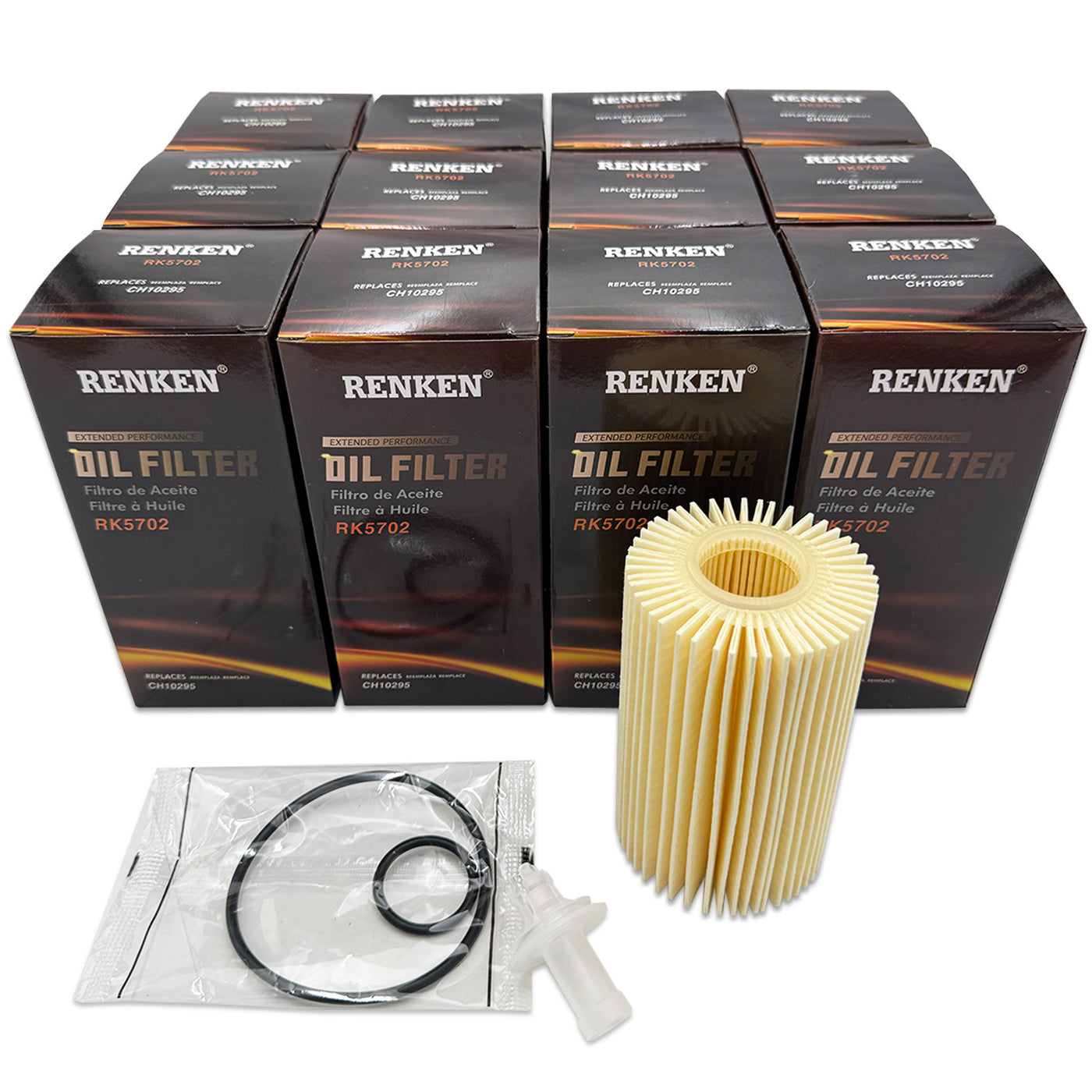 RK5702 Engine Oil Filters for Lexus, Toyota - Case of 12