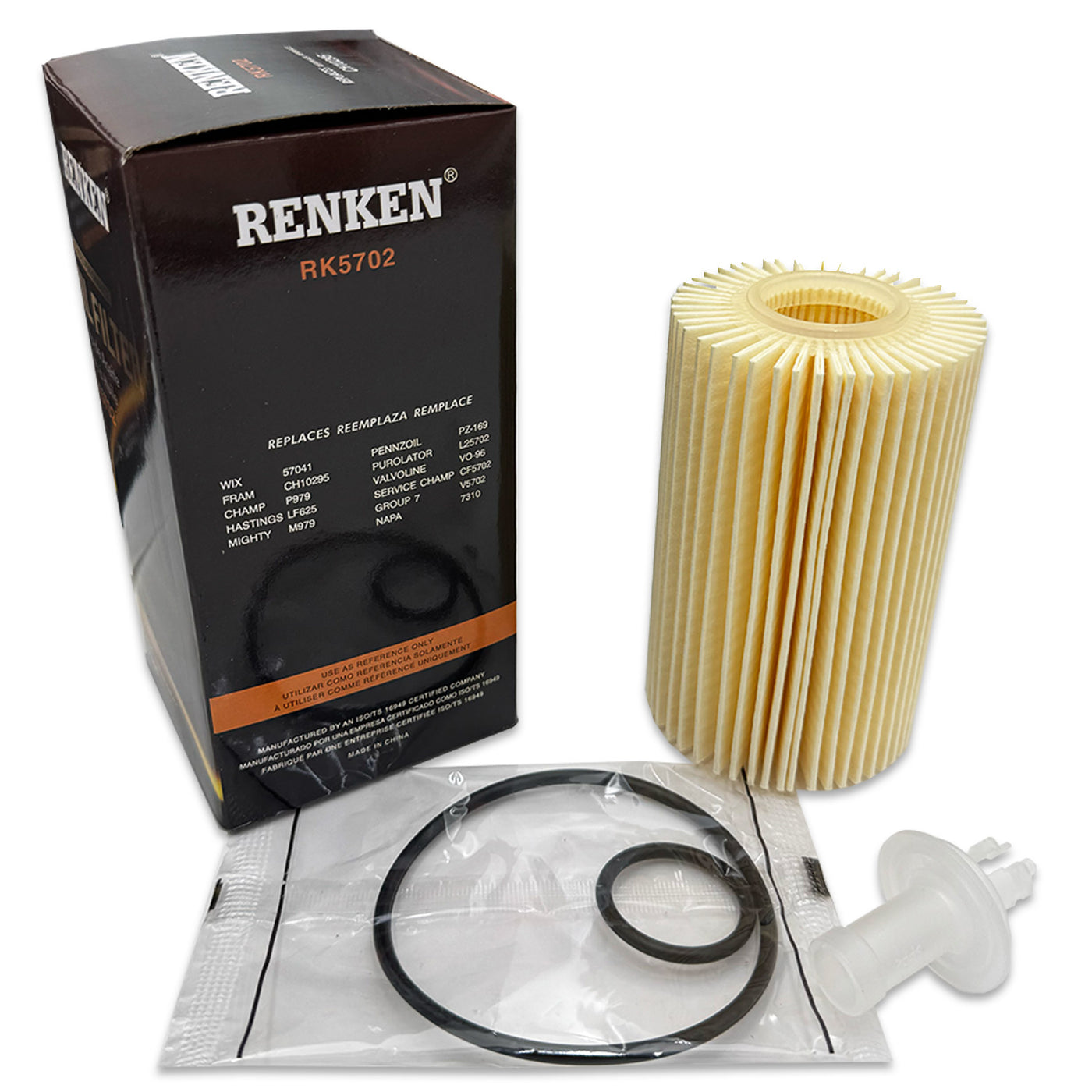 RK5702 Engine Oil Filters for Lexus, Toyota - Case of 12