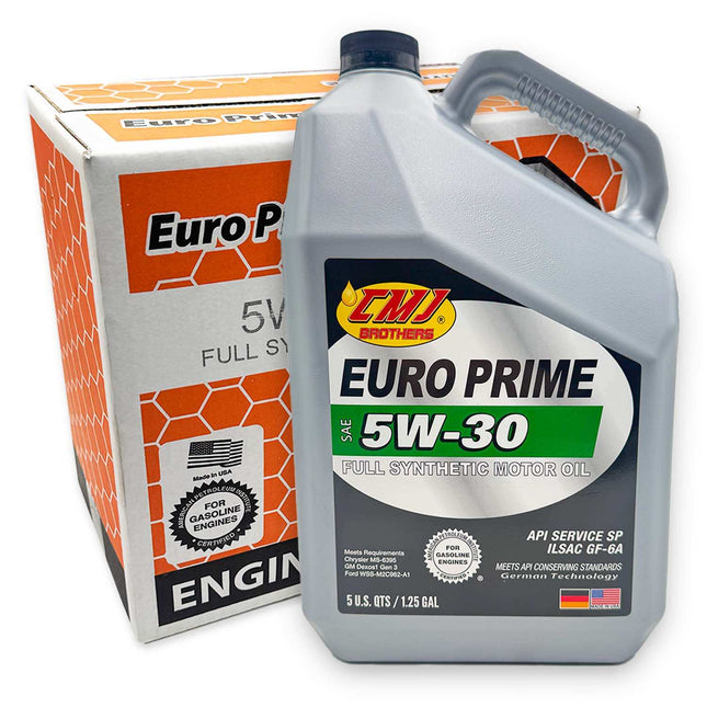 A2Z-CMJ-5W30FS15 - (3-Pack) 5 US-QT Bottles CMJ Brothers® EURO PRIME SAE 5W-30 Full Synthetic Engine Oil ILSAC GF-6A - A2Z Tire Supplies