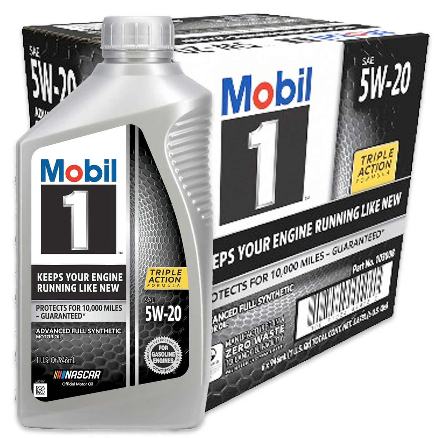 6-Pack Mobil 1 5W-20 Full Synthetic Motor Oil, 1 QT
