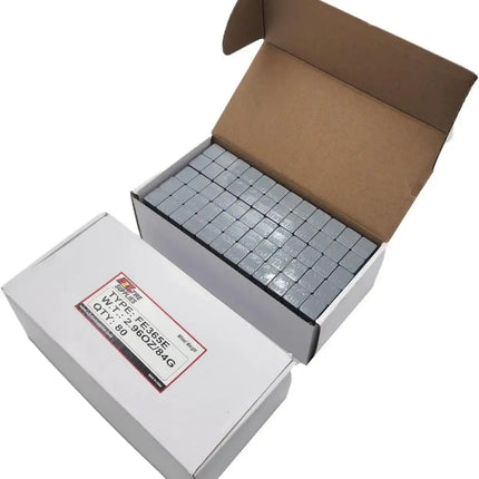 A2Z-365E - 1/4 oz Gray Steel Adhesive Wheel Weights Box of 960 - Blue Tape - A2Z Tire Supplies - Image 2