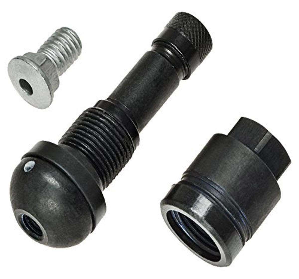 RDV026 Black Metal TPMS Valve Stem for Huf UVS 7050/7060 Sensor Replacement