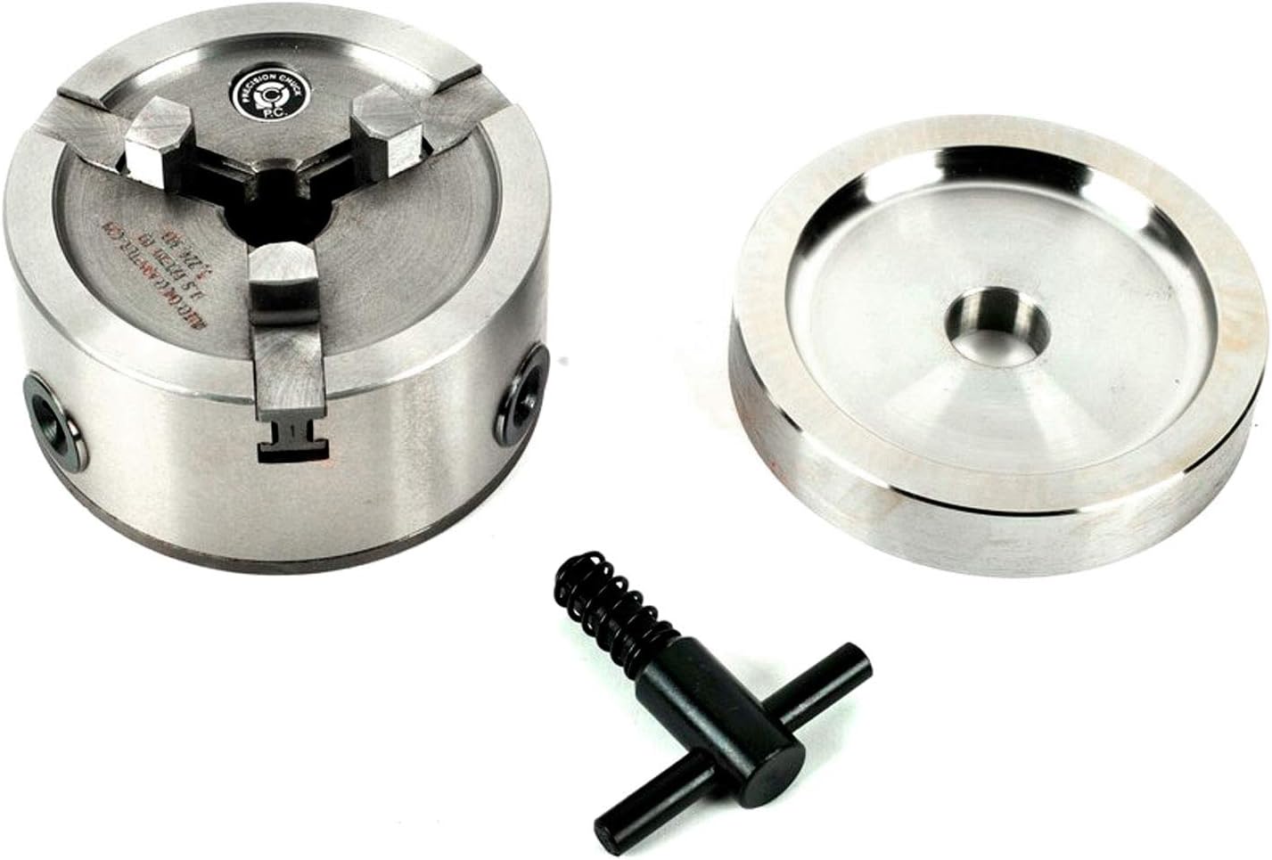3 Piece Hubless Quick Chuck Adapter Set for 1" Arbor Brake Lathes