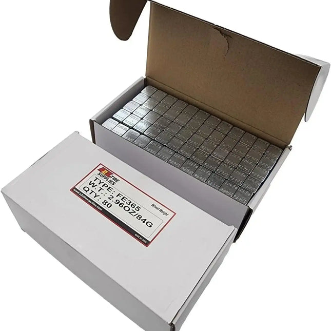 A2Z-365 - 1/4 oz Steel Adhesive Wheel Weights Box of 960 - Blue Tape - A2Z Tire Supplies