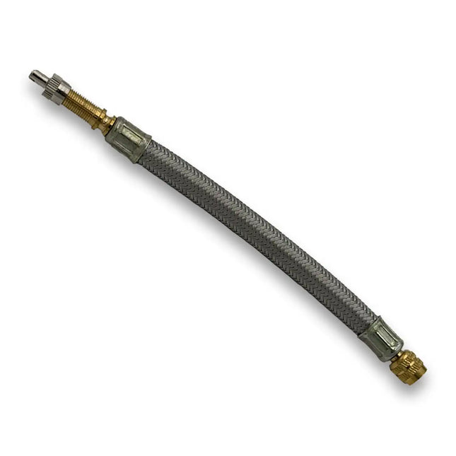 7" Stainless Braided Flexible Valve Extension - For Dually Inner Tires