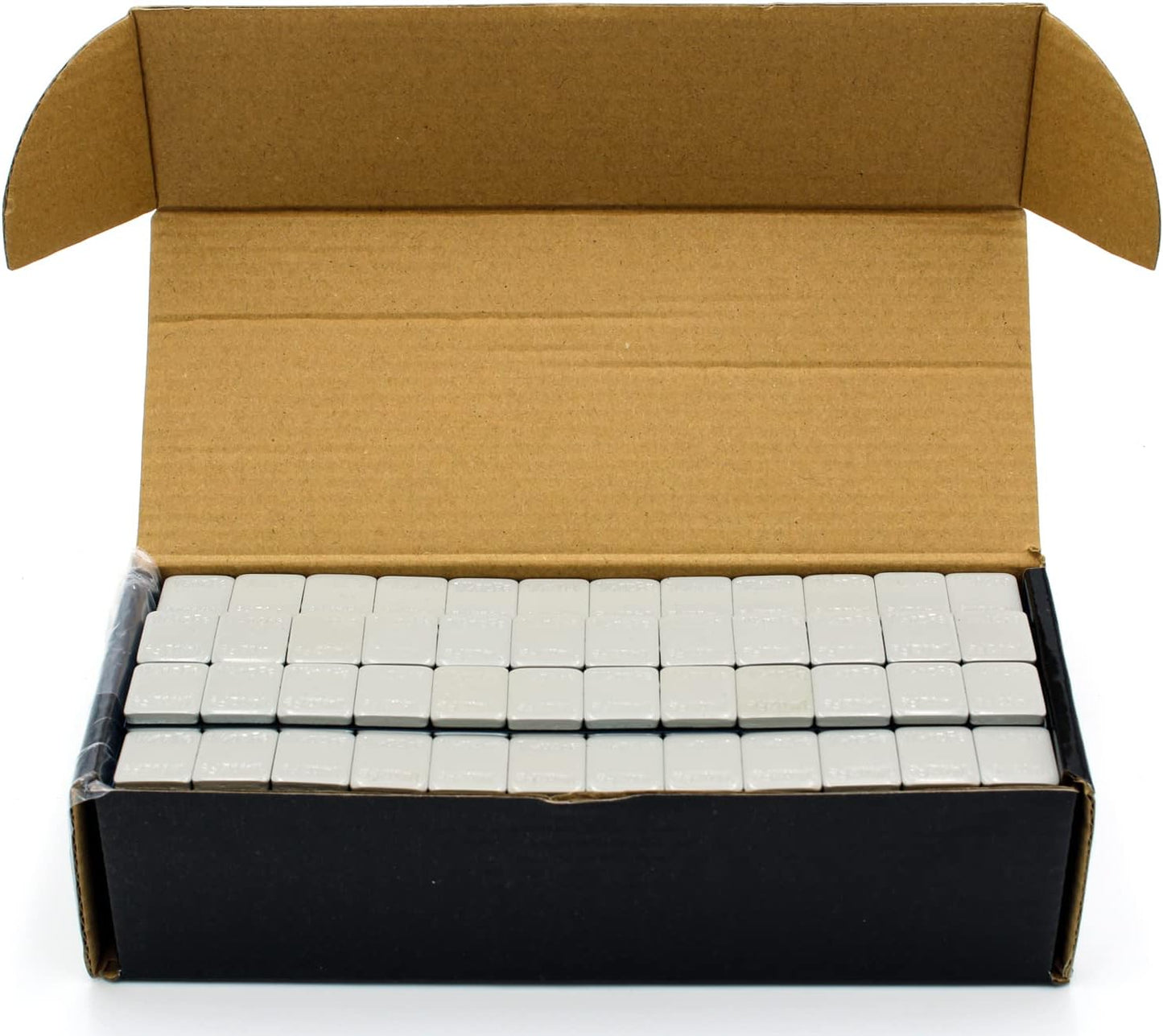 (3,600 PCS)  1/4 oz - Gray Coated - Low Profile Steel Adhesive Wheel Weights - Easy Peel - 54 lb box - 300 Strips (Blue Tape) - a2ztiresupplies