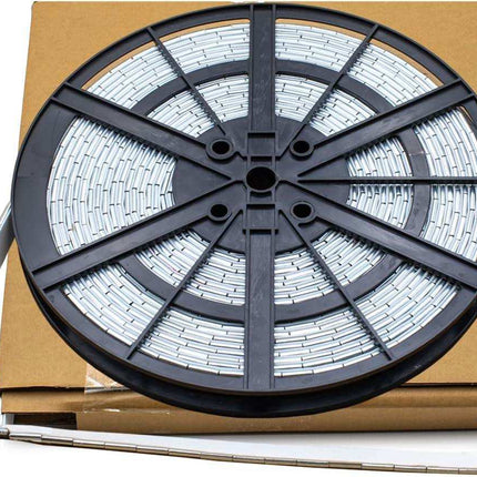 A2Z-350-RC - 1/4 oz Steel Adhesive Wheel Weight Roll of 715 - White Tape - A2Z Tire Supplies