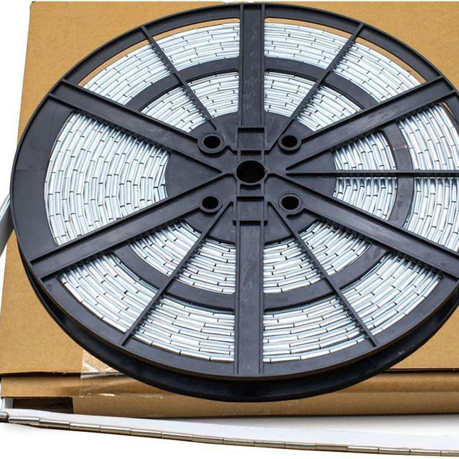 A2Z-350-RC - 1/4 oz Steel Adhesive Wheel Weight Roll of 715 - White Tape - A2Z Tire Supplies