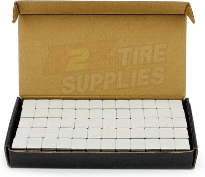 1/4 oz (360 PCS) -  Low Profile Steel Adhesive Wheel Weights – Gray Coated - (Blue Tape) - a2ztiresupplies