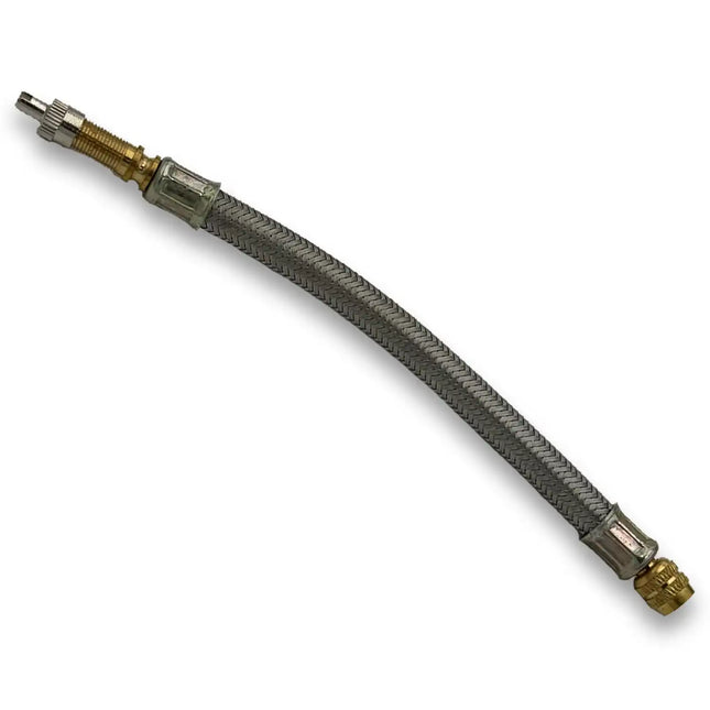 8" Stainless Braided Flexible Valve Extension - For Dually Inner Tires