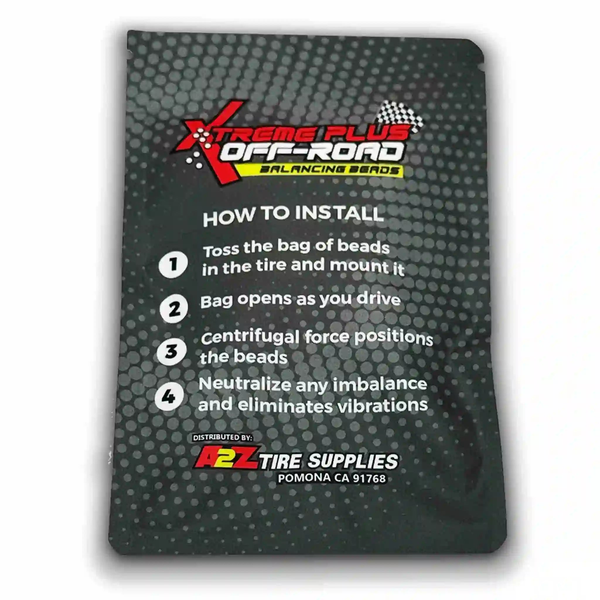 3-oz Xtreme Plus Off-Road Beads TPMS-Safe Self-Balancing Bags - A2Z 100