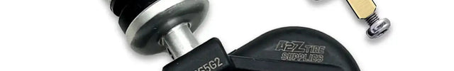 A2Z2025 Programmable TPMS Sensor w/ Metal + Rubber Valve Stems