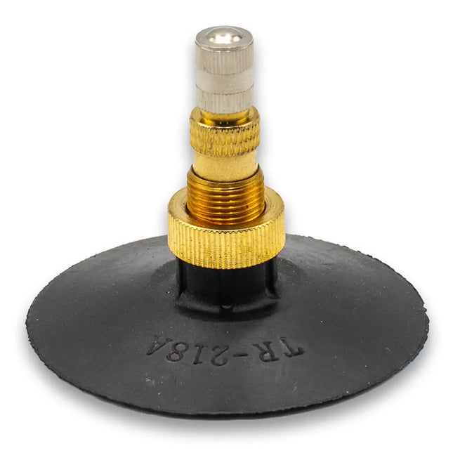A2Z-218A-1 - 218A Brass Agricultural Tractor/Grader 1.875" Valve for Tubed Tires | Fits 0.625" Hole | TR218A - A2Z Tire Supplies