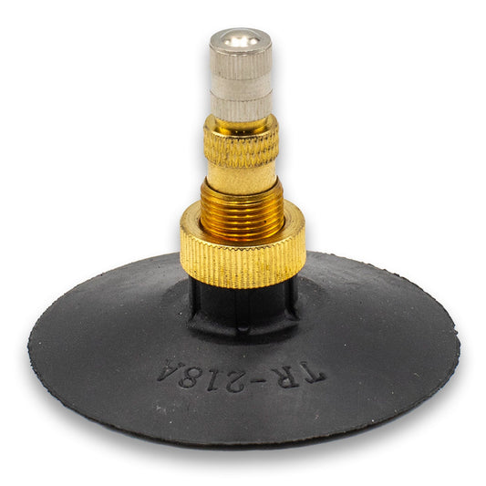 A2Z-218A-1 218A Brass Agricultural Tractor/Grader 1.875" Valve for Tubed Tires for 0.625" Hole - TR218A - A2Z Tire Supplies