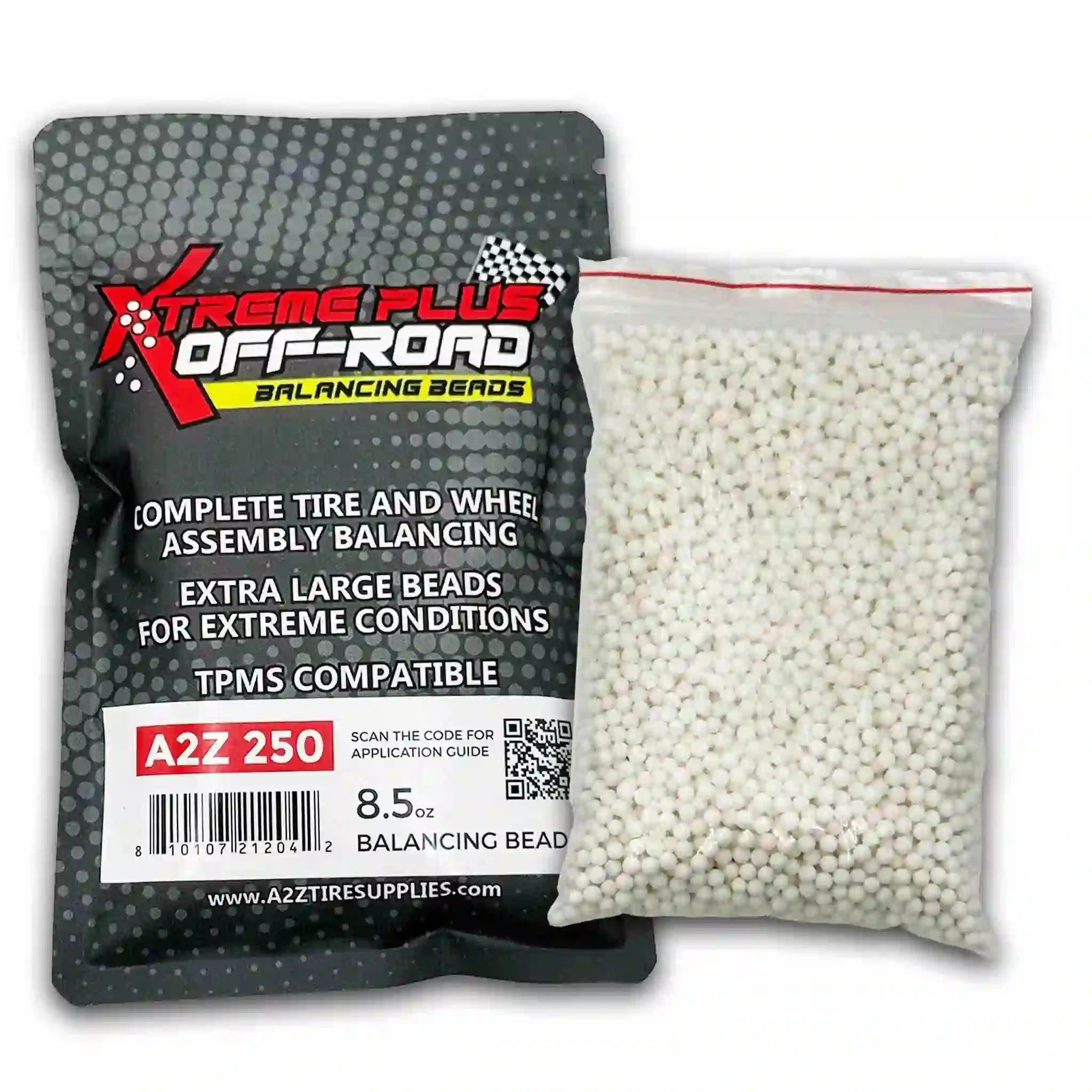8.5-oz Xtreme Plus Off-Road Beads TPMS-Safe Self-Balancing Bags - A2Z 250