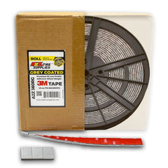 A2Z-360-RG - 1/4 oz Gray Steel Adhesive Wheel Weight Roll of 715 - 3M„¢ Tape - A2Z Tire Supplies
