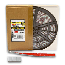 1/4 oz (715 PCS) ROLL - Gray Coated Low Profile Steel Adhesive Stick-on Wheel Weights – (3M™ Tape)