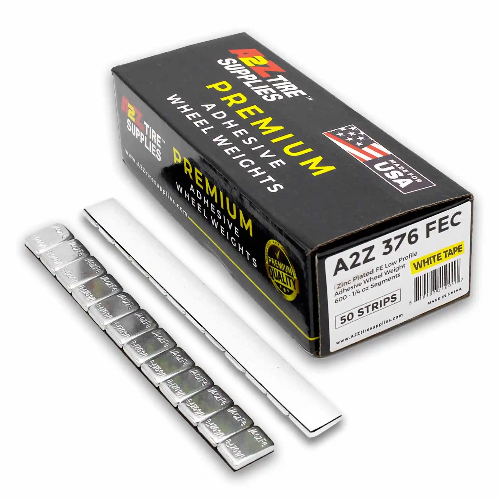 600 Segments 50 Strips, 1/4 oz Chrome/Silver Finish Adhesive Tape Wheel Balancing Weights White Tape
