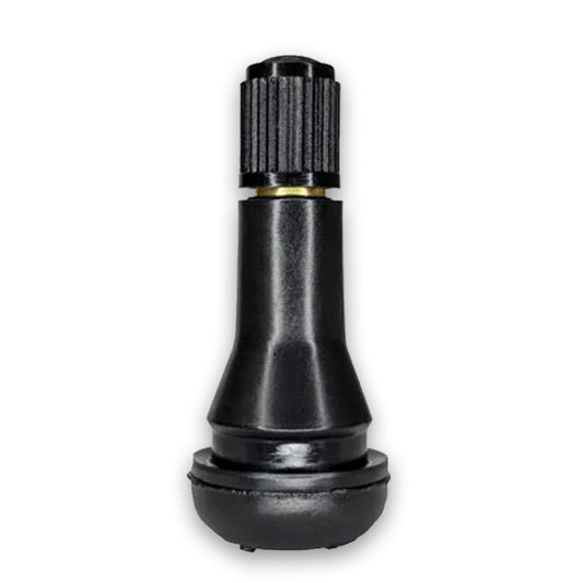 TR413 Rubber Snap-in Valves, 1.25" Tall, 0.453" wheel valve hole