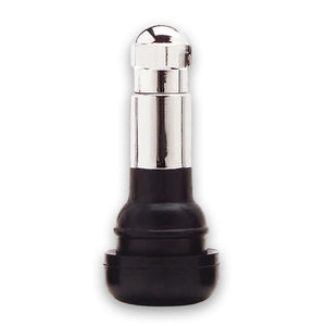 413C Rubber Snap-in Tubeless Tire Valve Stems With Chrome Sleeve, For 0.453