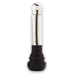 A2Z-418C-25 - TR418C 2" Tall Snap-in Tire Valve Stems - Chrome Sleeve - 0.453" - A2Z Tire Supplies