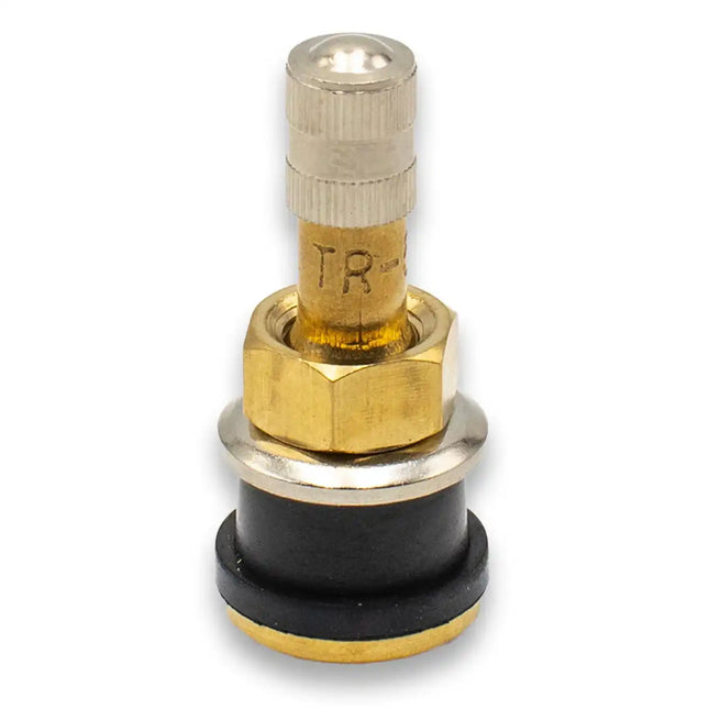 A2Z-501-1 - 501 Brass Clamp-in 1.5" Straight Truck Valve Stem for Tubeless Tires | Fits 0.625" Hole | TR501 - A2Z Tire Supplies