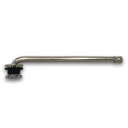 A2Z-510-1 510 Clamp-in 5.50" Tubeless Truck Valve for Aluminum 0.625" Wheels - 90° Bend - TR510 - A2Z Tire Supplies