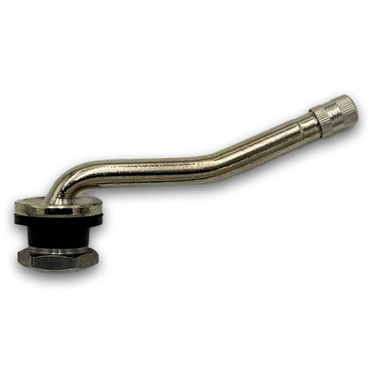 A2Z-515-1 515 Clamp-in 3.25"Truck Valve for Aluminum 0.625" Wheels 90° 30° Double-Bends - TR515 - A2Z Tire Supplies