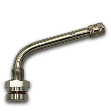A2Z-545E-1 - 545E Clamp-in 3.50" O-Ring Truck Valve for Aluminum 0.382" Wheels | 75° Bend | TR545E - A2Z Tire Supplies