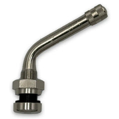 A2Z-554D-1 - 554D Clamp-in 3" O-Ring Truck Valve for Aluminum 0.382" Wheels | 60° Bend | TR554D - A2Z Tire Supplies