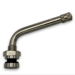 555E Clamp-in 3.5" O-Ring Truck Valve for Aluminum 0.382" Wheels - 75° Bend - TR555E