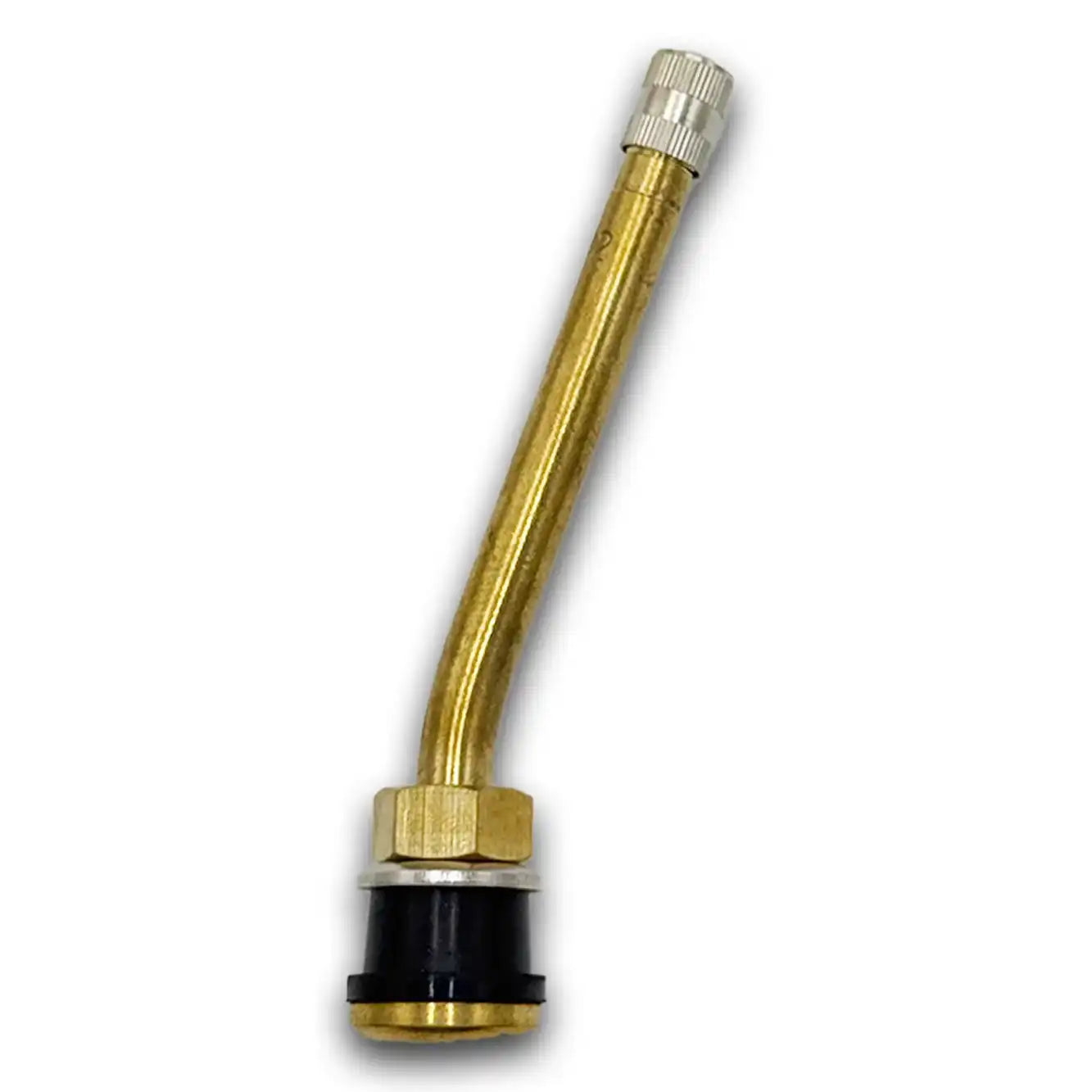 TR572-19 Brass Clamp-In Truck Valve Stem 3.75" 31deg. Bend