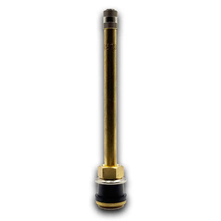 A2Z-573-1 - 573 Brass Clamp-in 4.375" Straight Truck Valve for Tubeless Tires | Fits 0.625" Hole | TR573 - A2Z Tire Supplies
