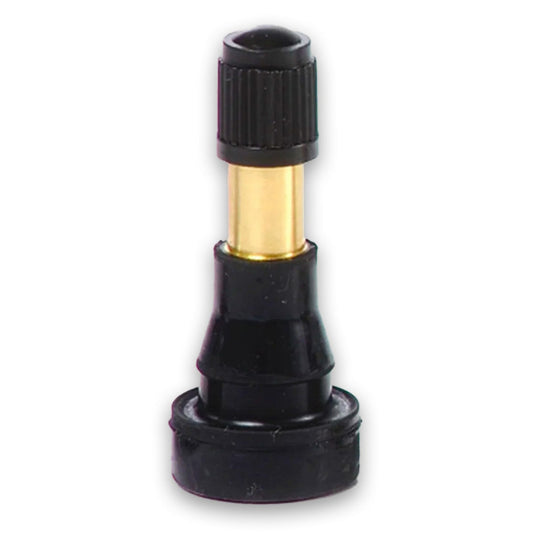 TR600HP Brass Snap-in High Pressure Valves, 1.25" Tall, 0.453" Wheel Valve Hole