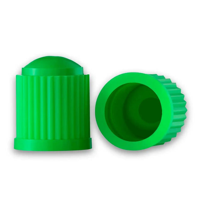 Green Nitrogen Valve Stem Caps - Universal, Cars, Trucks & Motorcycles