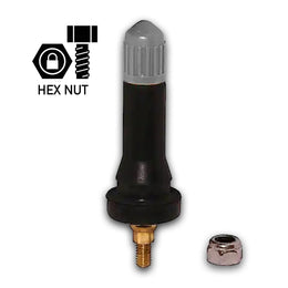 A2Z 8920 Rubber Snap-in Valves For LEAR™ TPMS Sensors With Locking Hex Nut – VS-1010