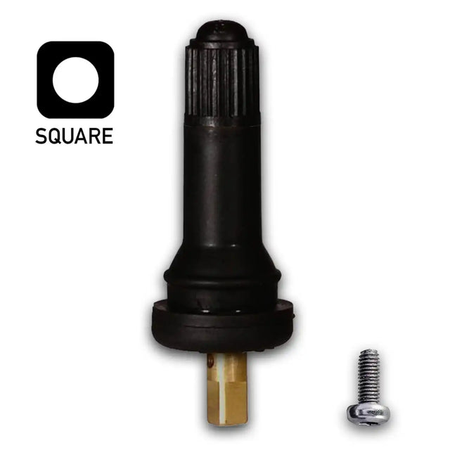 A2Z8925 Square Key Rubber TPMS Snap-In Tire Valve Stem Fits Jeep, Ram, Dodge (VS-65)
