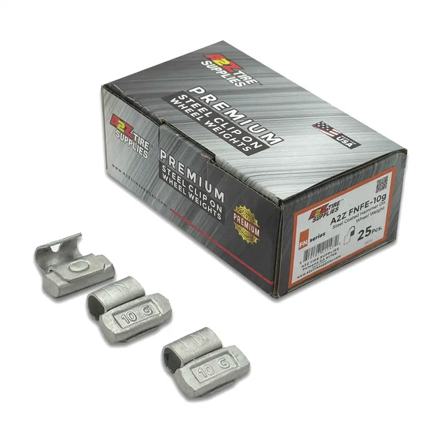 FN 10g Steel Clip on Wheel Weights for Japanese Alloy Rims 25 PCS
