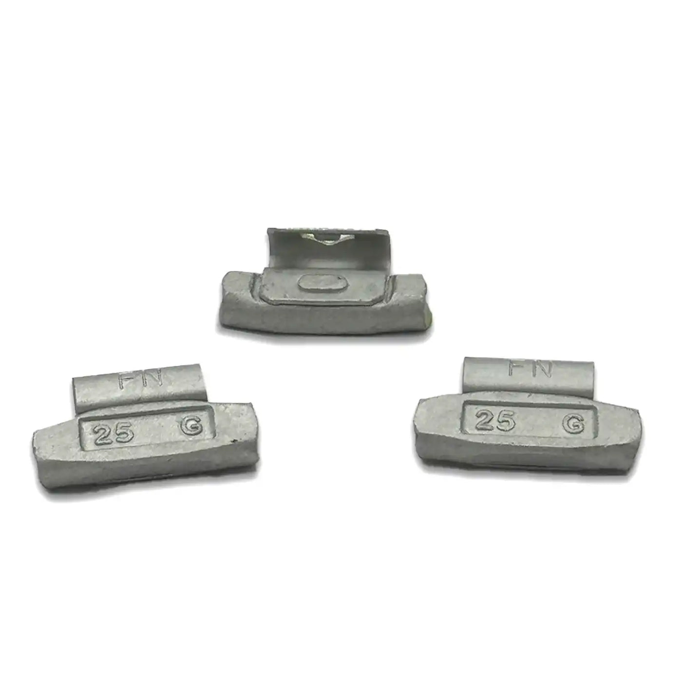 FN 25g Steel Clip on Wheel Weights for Japanese Alloy Rims 25 PCS, alternate view