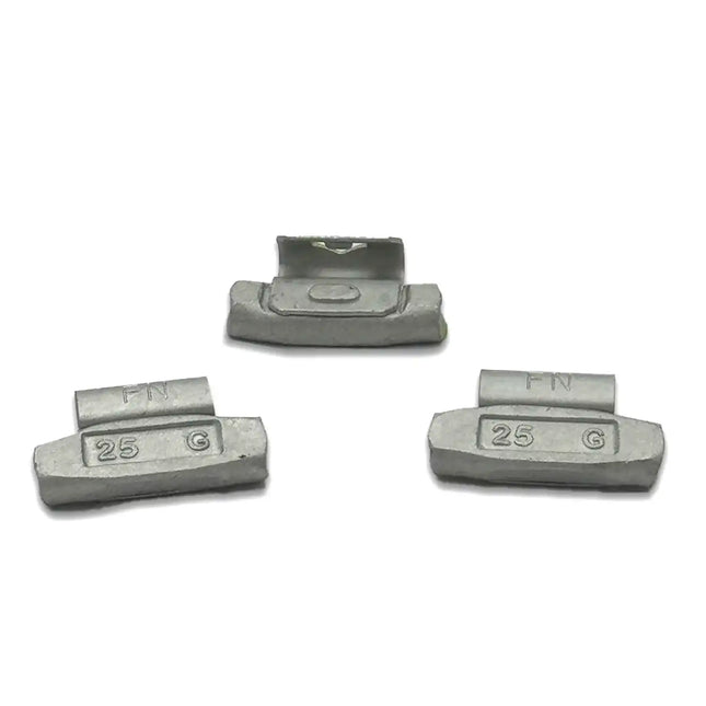 A2Z-FNFE-25G - FN Profile 25g Steel Clip-on Wheel Weights Box of 25 - A2Z Tire Supplies