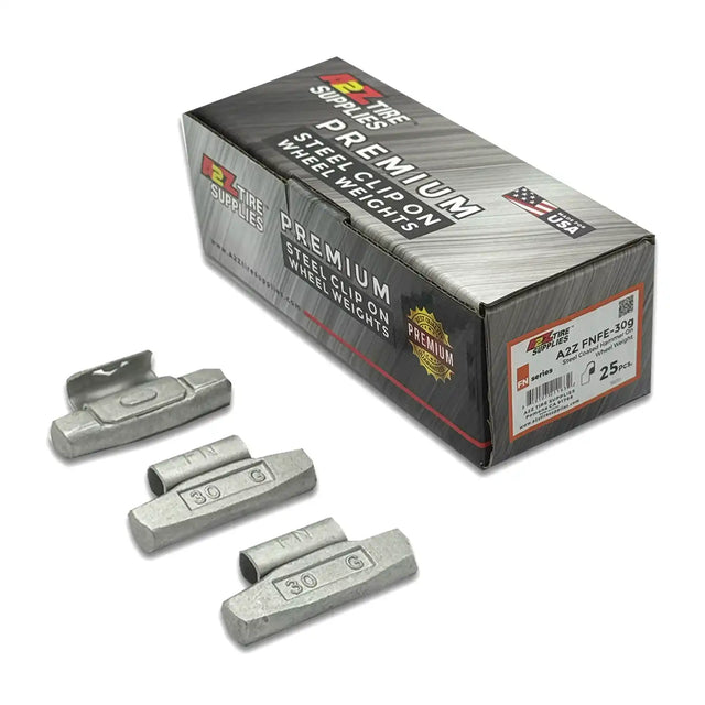 FN 30g Steel Clip on Wheel Weights for Japanese Alloy Rims 25 PCS