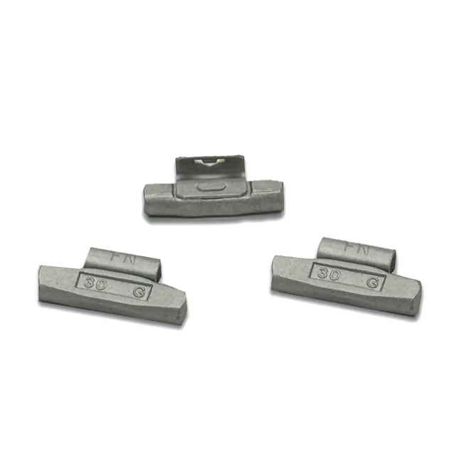 A2Z-FNFE-30G - FN Profile 30g Steel Clip-on Wheel Weights Box of 25 - A2Z Tire Supplies