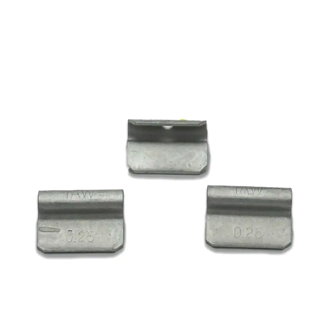 IAW 0.25oz Steel Clip on Wheel Weights for European Alloy Rims 25 PCS, alternate view