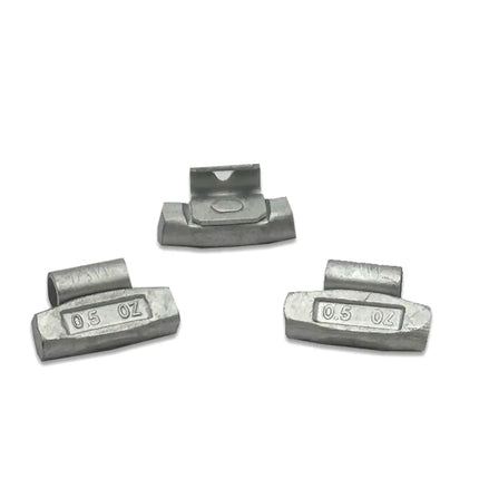 A2Z-IAWFE-0.50 - IAW Profile 0.50 oz Steel Clip-on Wheel Weights Box of 25 - A2Z Tire Supplies