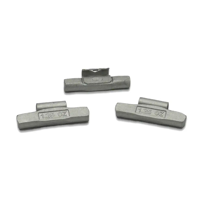 A2Z-IAWFE-1.25 - IAW Profile 1.25 oz Steel Clip-on Wheel Weights Box of 25 - A2Z Tire Supplies