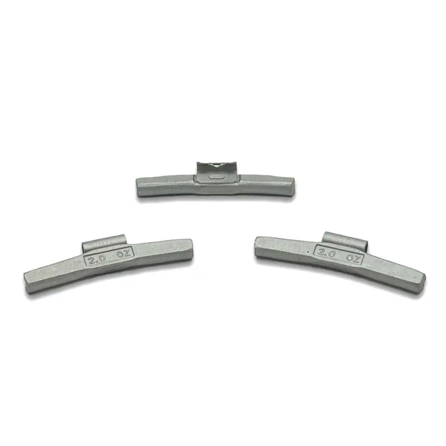 A2Z-IAWFE-2.0 - IAW Profile 2.0 oz Steel Clip-on Wheel Weights Box of 25 - A2Z Tire Supplies