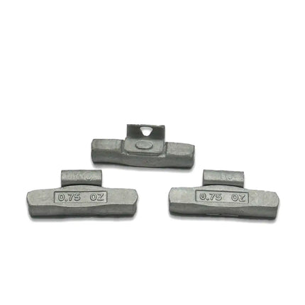 A2Z-MCFE-0.75 - MC Profile 0.75oz Steel Clip-on Wheel Weights Box of 25 - A2Z Tire Supplies